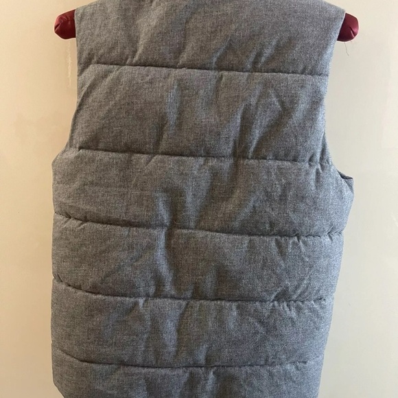 Gap Kids Boys Warm Gray Puffer Vest Jacket Size M (6-8) - Picture 2 of 6
